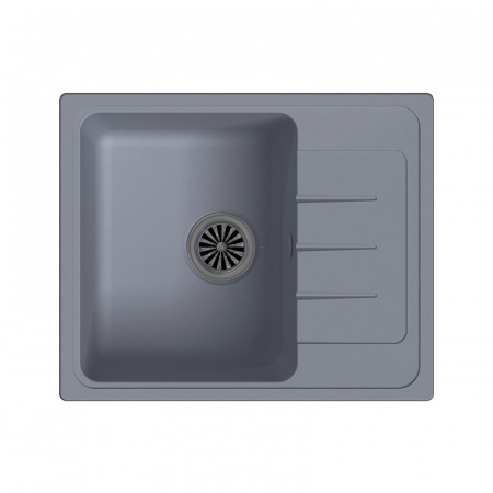 Мойка кухонная Ewigstein Elegant E- 45F серый металлик фото