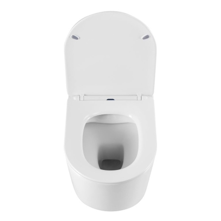 Унитаз подвесной безободковый Art&Max Bolzano AM001CHR/SC с сиденьем фото