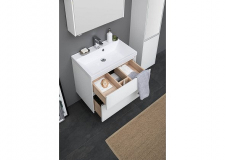 Тумба с раковиной Aquanet Гласс 60 00242522 фото