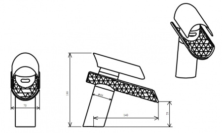 Смеситель для раковины Boheme Hypnose 231-CR фото