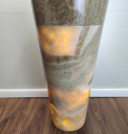 Раковина напольная из оникса Sunset ON-01347 (45*45*90) фото