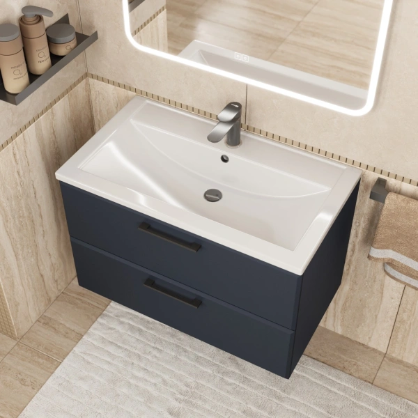 Тумба под раковину Uperwood Foster 80 TFosterNEW80b черная фото