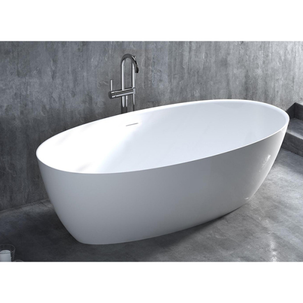 Ванна из литьевого мрамора Salini Alda Nuova 101911SM 178х92 белая матовая фото