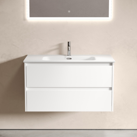 Тумба под раковину Sancos Libra LB90W белая фото
