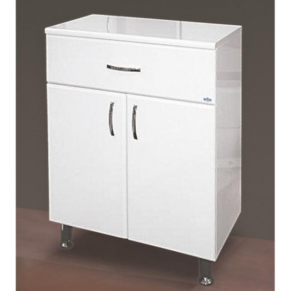 Тумба напольная с бельевой корзиной Misty Люси 60 Э-Люс07060-011Бк фото