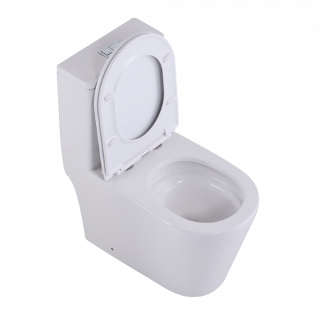 Унитаз напольный со смывом торнадо CeramaLux N TR2178MN с сиденьем фото