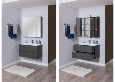 Зеркало-шкаф Aquanet Алвита 80 00240109 фото