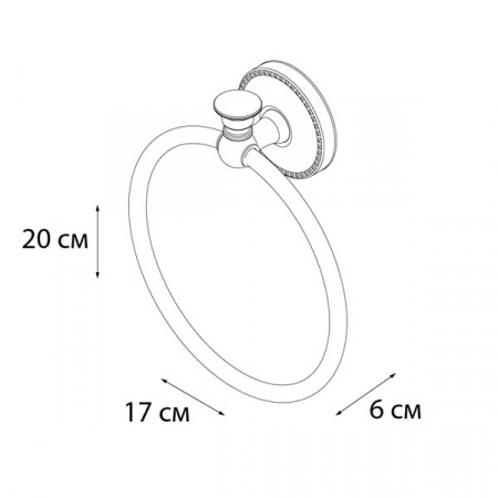 Полотенцедержатель Fixsen Adele FX-55011 фото
