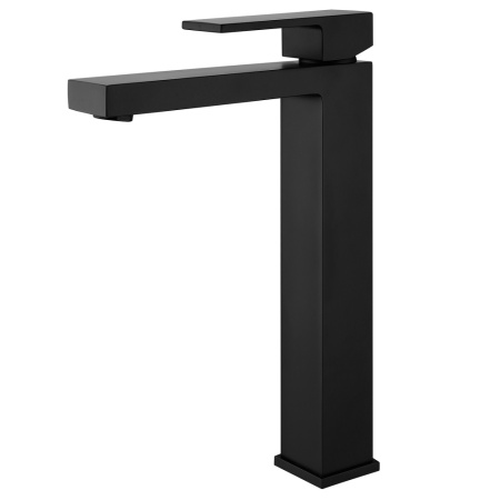 Высокий смеситель для раковины Abber Daheim AF8211B черный матовый фото