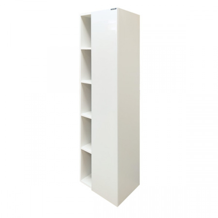 Шкаф-пенал Comforty Милан-40 белый глянец фото