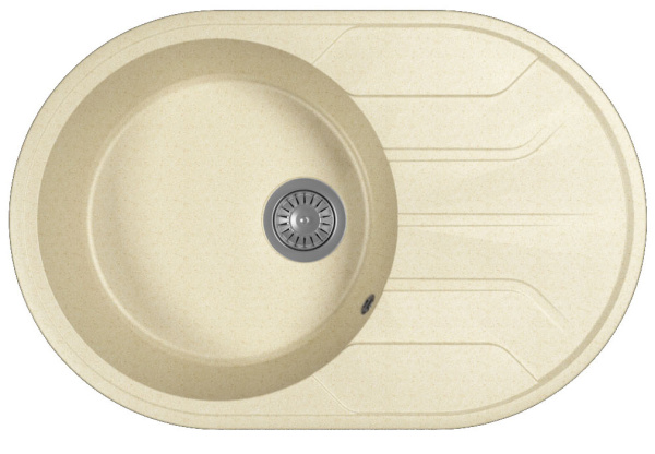 Кухонная мойка ЛИАНА 760 BAMBOO 29.020.C0760 серый фото