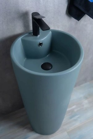 Напольная раковина Gid Nb131gm (зеленая хаки) фото