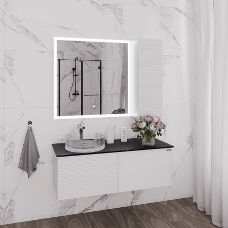 Шкаф подвесной Comforty Геленджик-30 00-00017848CF белый матовый фото