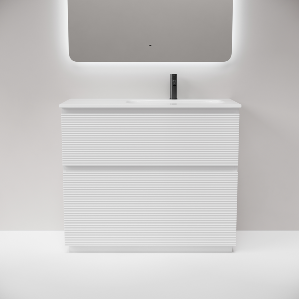 Тумба под раковину Sancos Folk Floor FL100FRW белая матовая фото