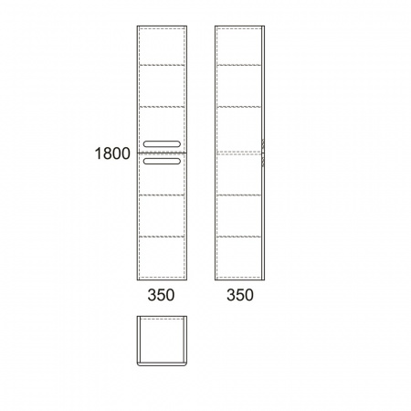 Шкаф-пенал OWL 1975 Otalia OW04.09.00 фото