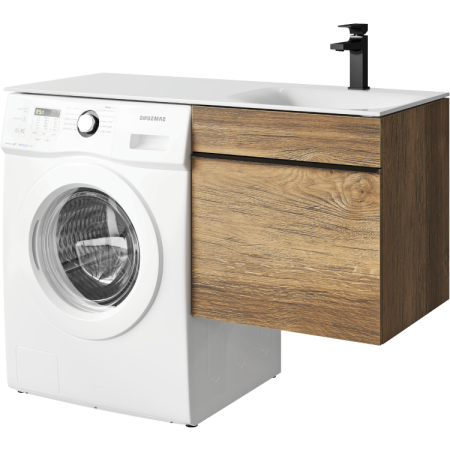 Тумба под стиральную машину Aqwella Terra 115 TER01051DB дуб балтийский фото