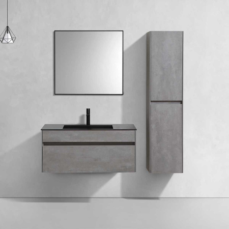 Тумба под раковину Vincea Chiara 100 VMC-1C100CT Cement фото