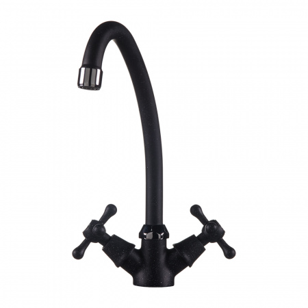 Смеситель для кухни Rossinka Y02-71-Black фото