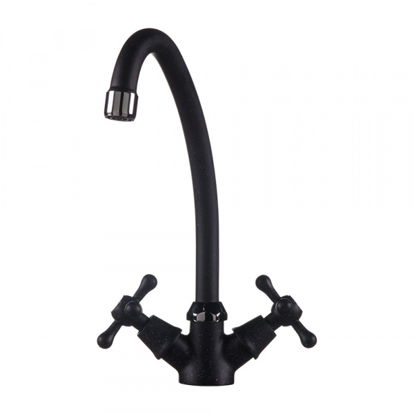 Смеситель для кухни Rossinka Y02-71-Black фото