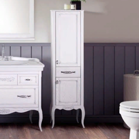 Шкаф-пенал ASB Woodline Модерн 40 11256 белый фото