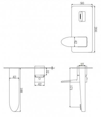 Cмеситель для раковины Omnires Siena SN7315CR хром фото
