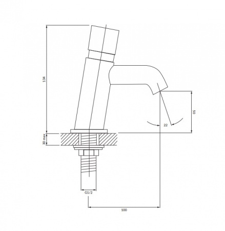 Cмеситель для раковины Omnires Y Y1217CR хром фото