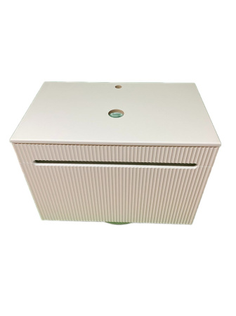 Тумба под раковину Sintesi Style STL.W7815 столешница белая / белая матовая фото