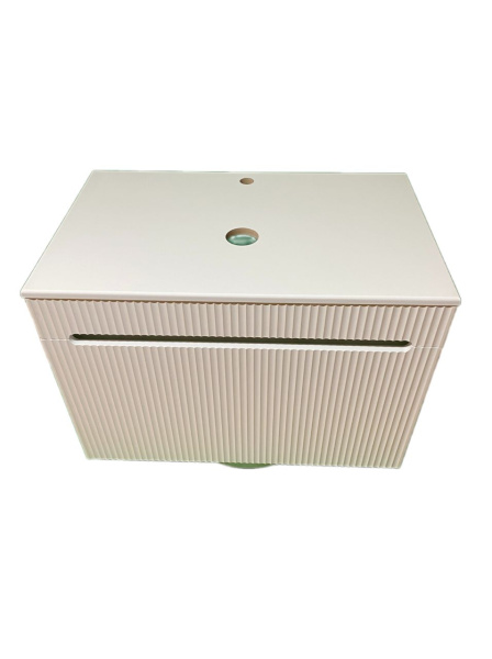 Тумба под раковину Sintesi Style STL.W7815 столешница белая / белая матовая фото