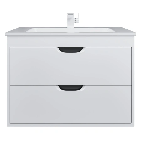 Тумба под раковину Uperwood Modul 80 2930205355 белая/графит фото