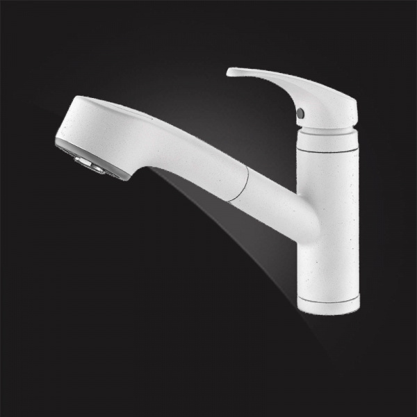 Смеситель для кухни Elghansa Kitchen Color 5652371-White Stone фото