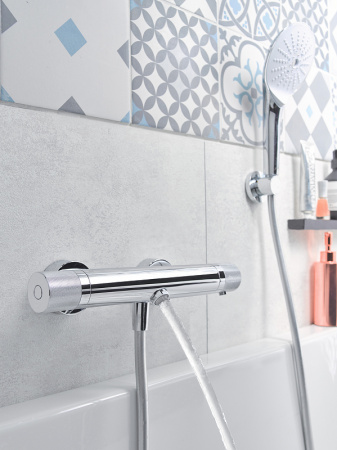 Термостатический смеситель для ванны с душем Jacob Delafon Rivoli E24325-CP фото