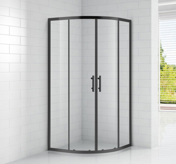 Душевой уголок Cezares Eco ECO-O-R-2-90-C-NERO фото