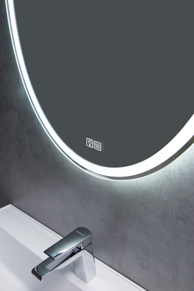 Зеркало с подсветкой, сенсорным выключателем и подогревом BelBagno SPC-VST-750-900-LED-TCH-WARM 75x90 фото
