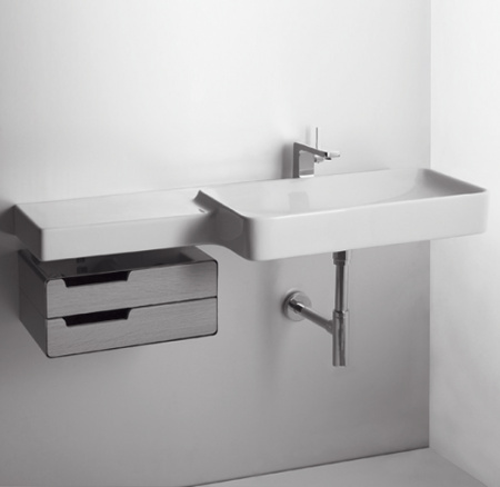 Подвесная раковина Simas Flow FL03bi*1 115 см фото