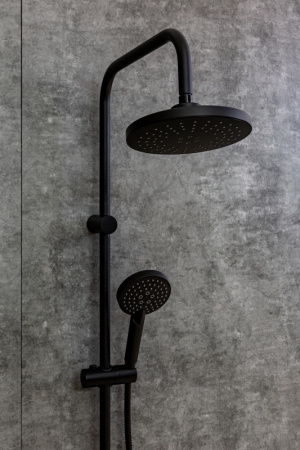 Душевая система Orange O-Shower OW02b Черная матовая фото