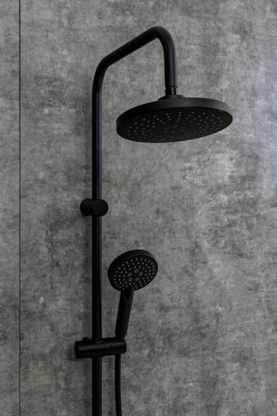 Душевая система Orange O-Shower OW02b Черная матовая фото