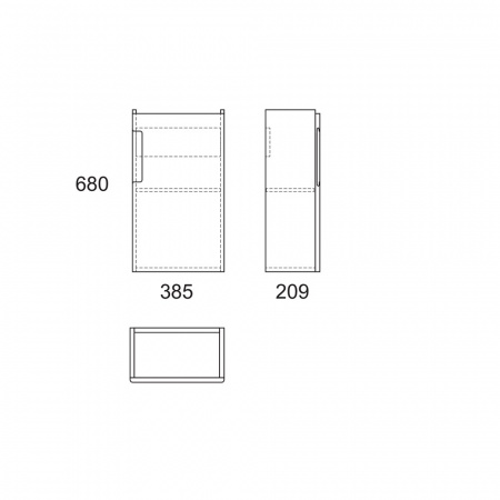 Тумба под раковину OWL 1975 Runn 40 OW07.01.00 фото