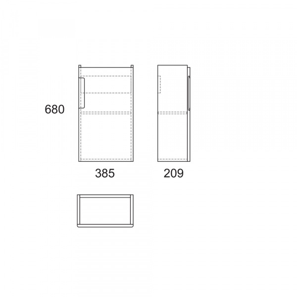 Тумба под раковину OWL 1975 Runn 40 OW07.01.00 фото
