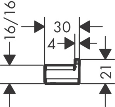 Крючок Hansgrohe AddStoris 41742670 черный матовый фото