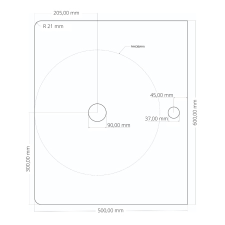 Столешница из искусственного камня Grossman Норма-60 506003 фото