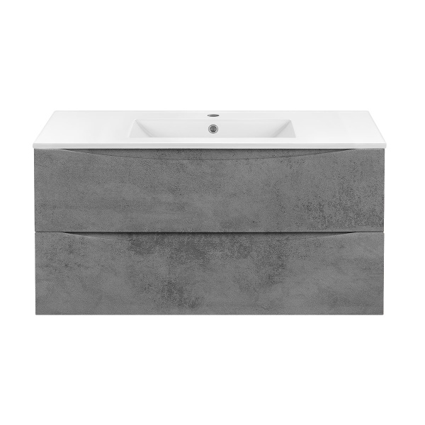 Тумба под раковину Vincea Mia 100 VMC-2MC100BT Beton фото