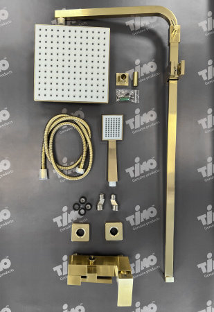 Душевая система (стойка) Timo Selene SX-2013/17 матовое золото фото