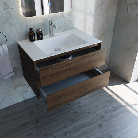 Тумба под раковину Vincea Luka VMC-2L800CO С.Oak, 80 см фото