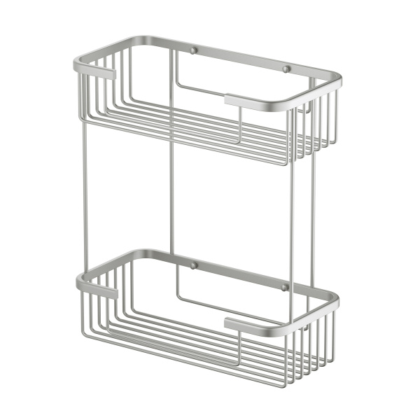 Полка двойная Timo Saona 13083/13 Никель фото