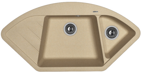 Кухонная мойка ВЕСТА Florentina 20.285.Е1005 бежевый фото