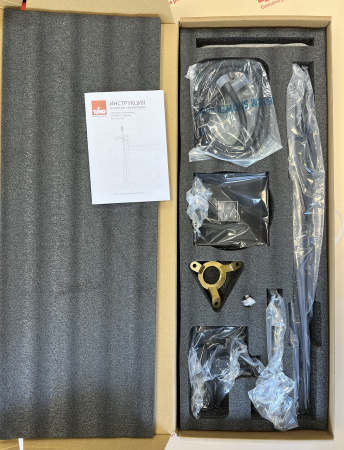 Смеситель для ванны напольный Timo Selene 2200/03Y-CR Черный фото