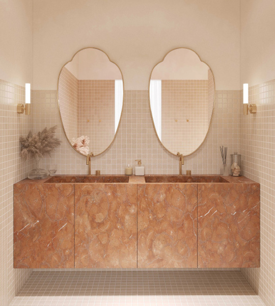 Зеркало в тонкой раме Art-Zerkalo Milis Gold SM130GL 55x89 золото фото