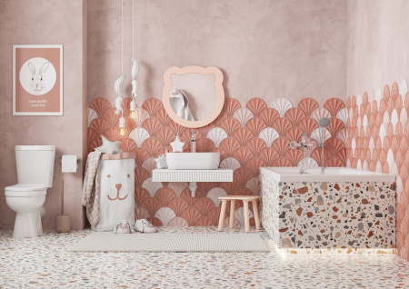 Детское зеркало Акватон Каспер 1A283502CR1E0 мишка фото