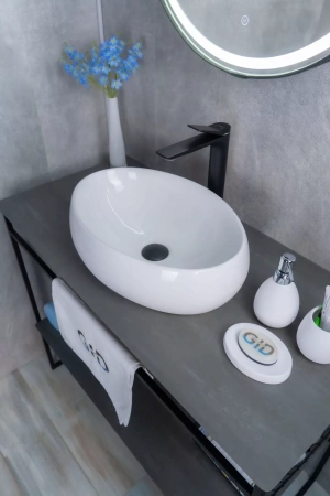 Накладная раковина GID 9030В 48х34 фото