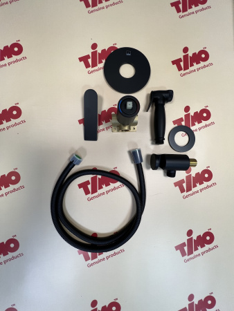 Гигиенический душ со смесителем Timo Anni 2789/03SM Черный фото